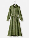 Long shirt dress - Yellow Tropical
