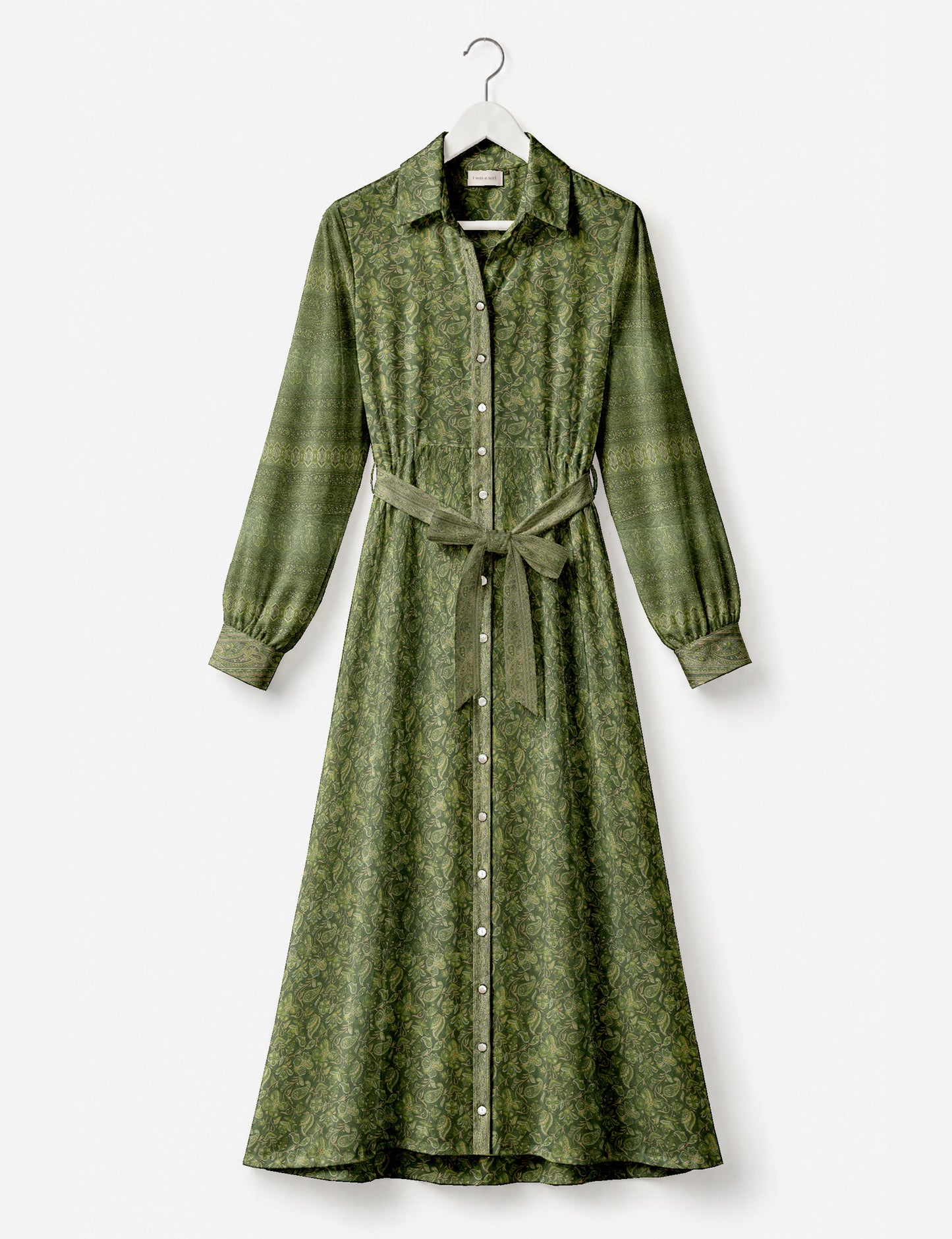 Long shirt dress - Yellow Tropical