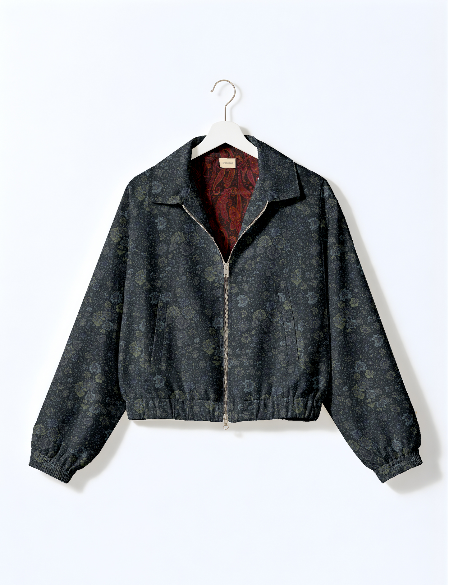 Bomber Jacket - Orange Paisley