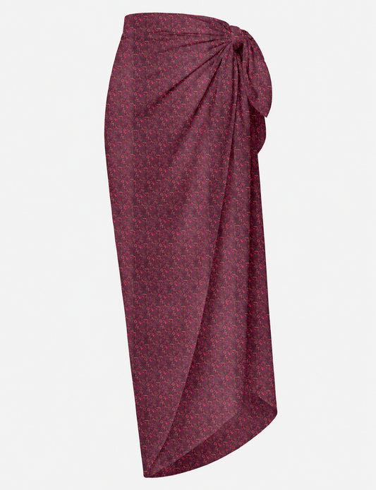 Explore sustainable elegance with our PAREO – a versatile piece for conscious fashion enthusiasts. More than an accessory, it's a statement of ethical clothing and green fashion. Ideal for getaways, this wrap-around works as a coverup, turban, or throw, showcasing our commitment to slow fashion, upcycled garments, and eco-friendly practices. Elevate your wardrobe with this eco-conscious and stylish pareo, a perfect addition to your collection of sustainable women's clothing.