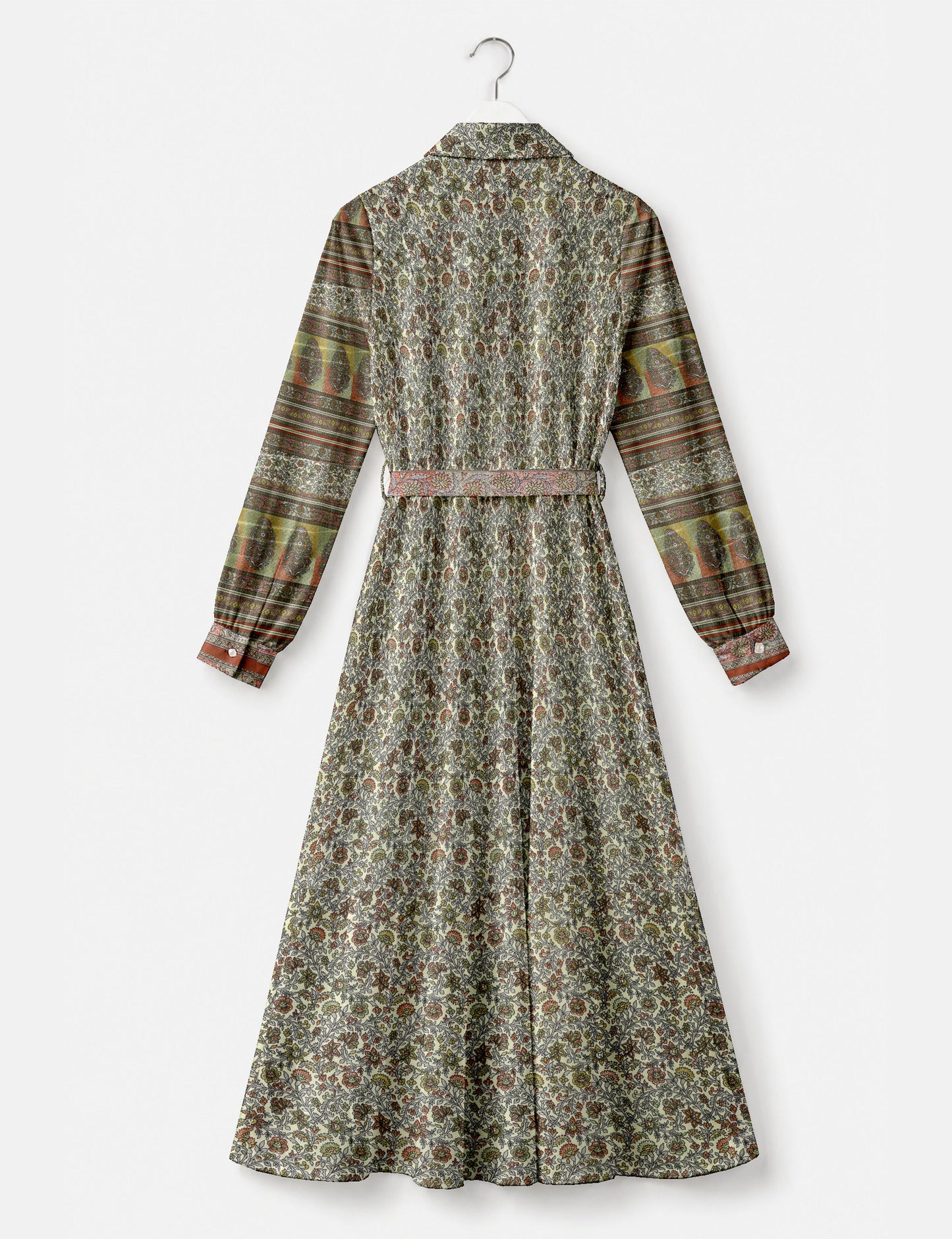 Long shirt dress - Grey Tropical