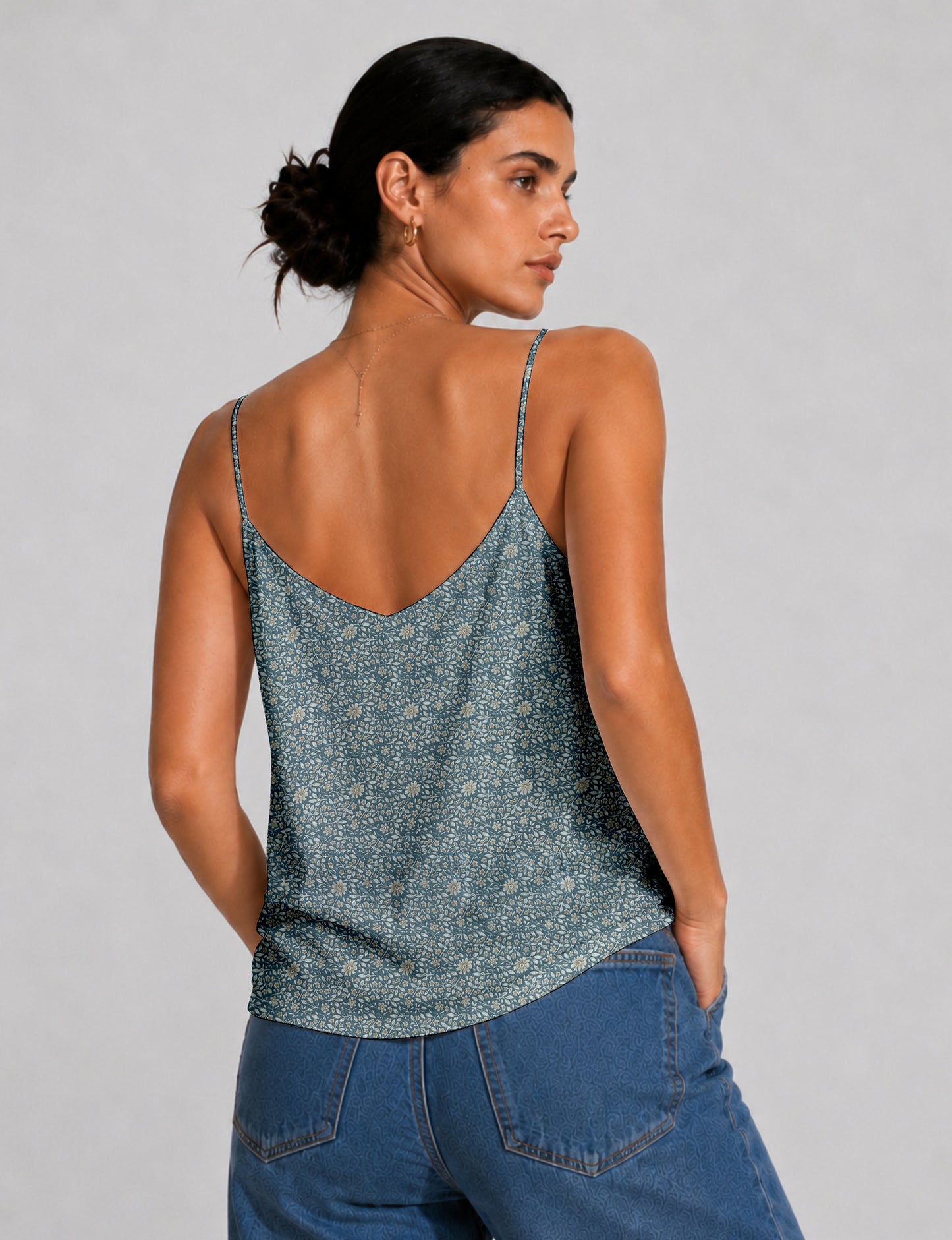 Slip top - Grey Tropical