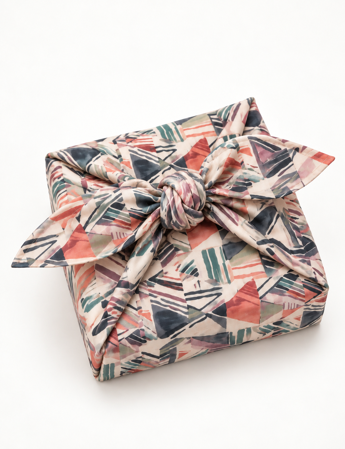A delicately handcrafted wrap made from recycled sari offcuts, blending sustainable fashion with conscious design. This eco-friendly product showcases the beauty of upcycling and green fashion, making it a perfect accessory for those supporting circular fashion and products made from textile waste.