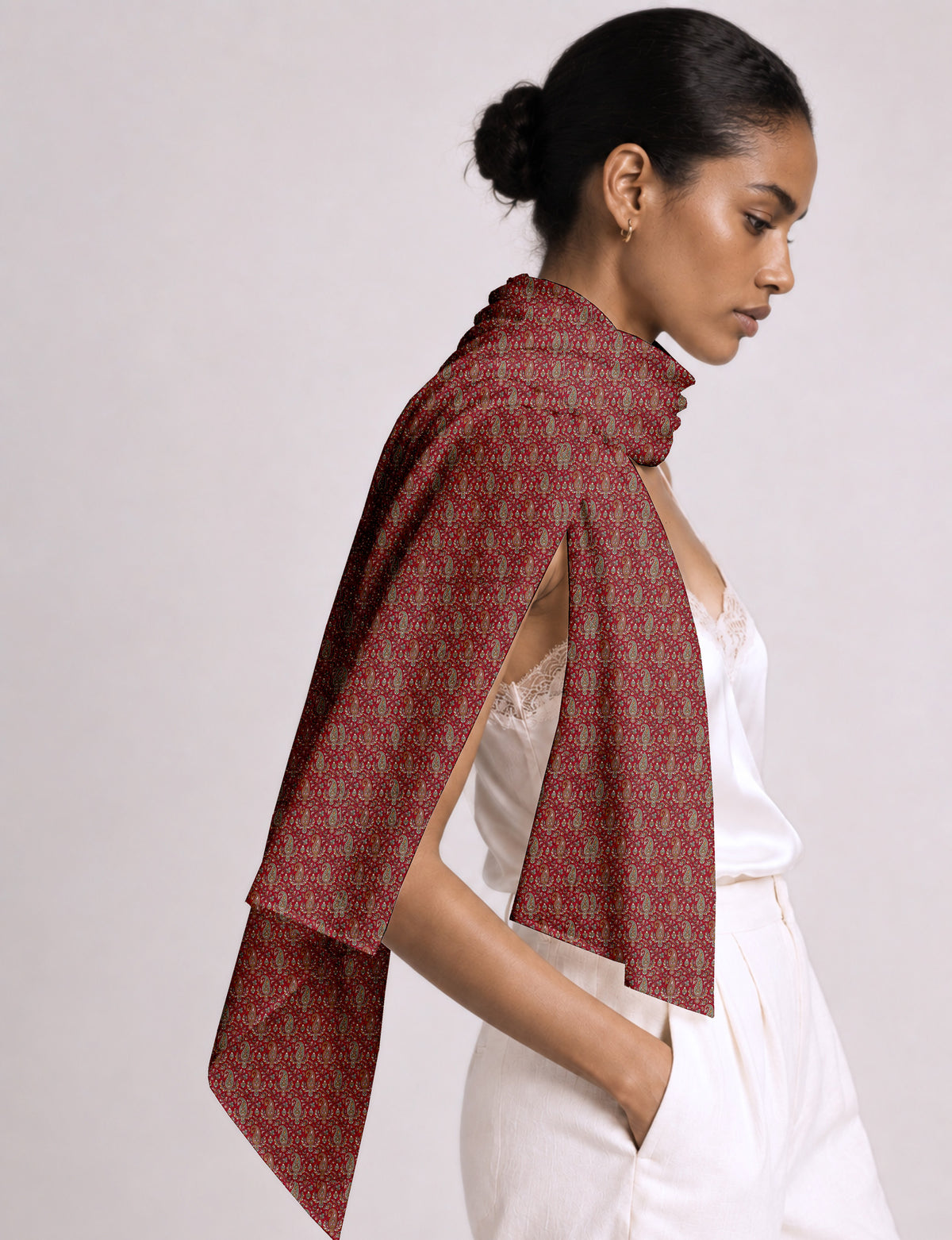 Wrap yourself in style with our printed rectangular stole, designed for neck, shoulders, or waist. Ethically crafted and embracing sustainability, this versatile accessory is a perfect addition to your wardrobe. Experience the beauty of eco-friendly fashion with our conscious clothing collection.