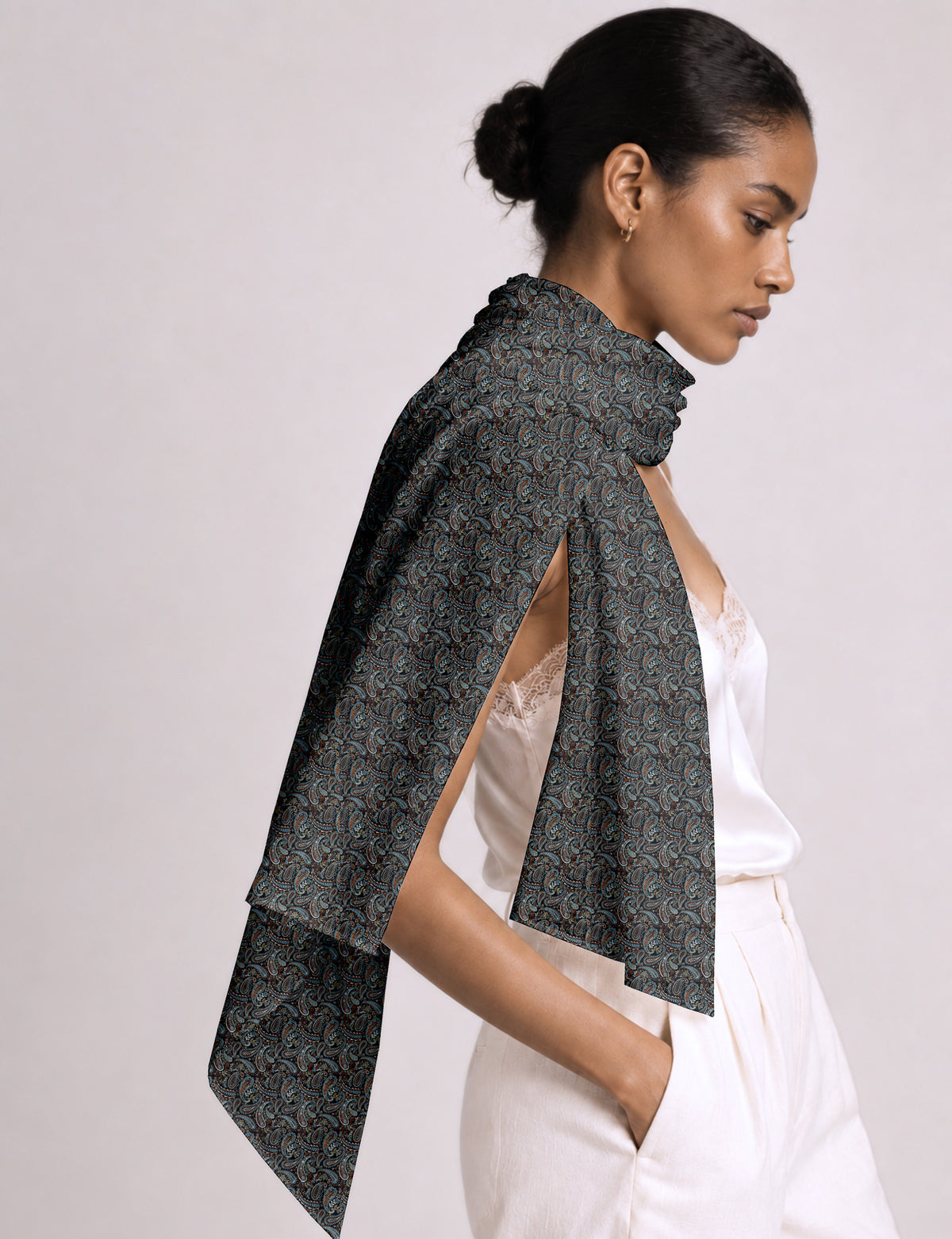 Wrap yourself in style with our printed rectangular stole, designed for neck, shoulders, or waist. Ethically crafted and embracing sustainability, this versatile accessory is a perfect addition to your wardrobe. Experience the beauty of eco-friendly fashion with our conscious clothing collection.