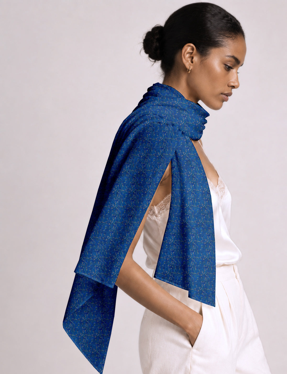 Wrap yourself in style with our printed rectangular stole, designed for neck, shoulders, or waist. Ethically crafted and embracing sustainability, this versatile accessory is a perfect addition to your wardrobe. Experience the beauty of eco-friendly fashion with our conscious clothing collection.