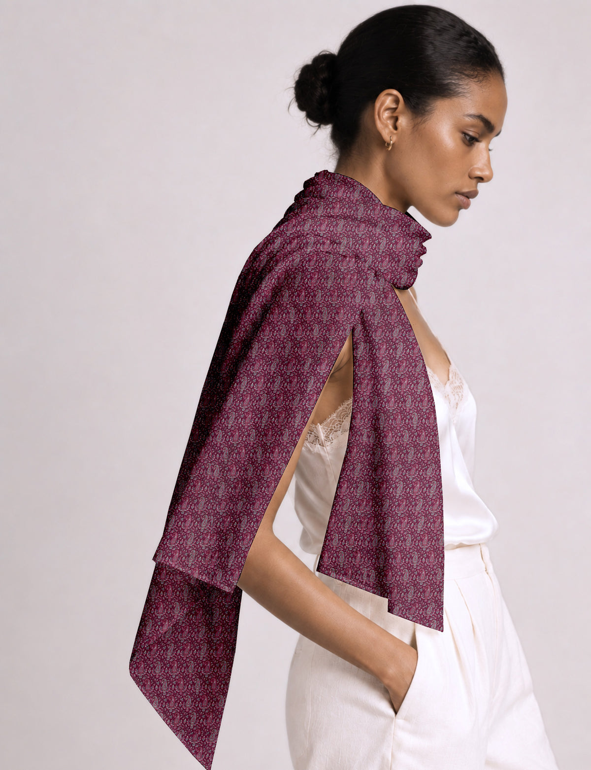 Wrap yourself in style with our printed rectangular stole, designed for neck, shoulders, or waist. Ethically crafted and embracing sustainability, this versatile accessory is a perfect addition to your wardrobe. Experience the beauty of eco-friendly fashion with our conscious clothing collection.