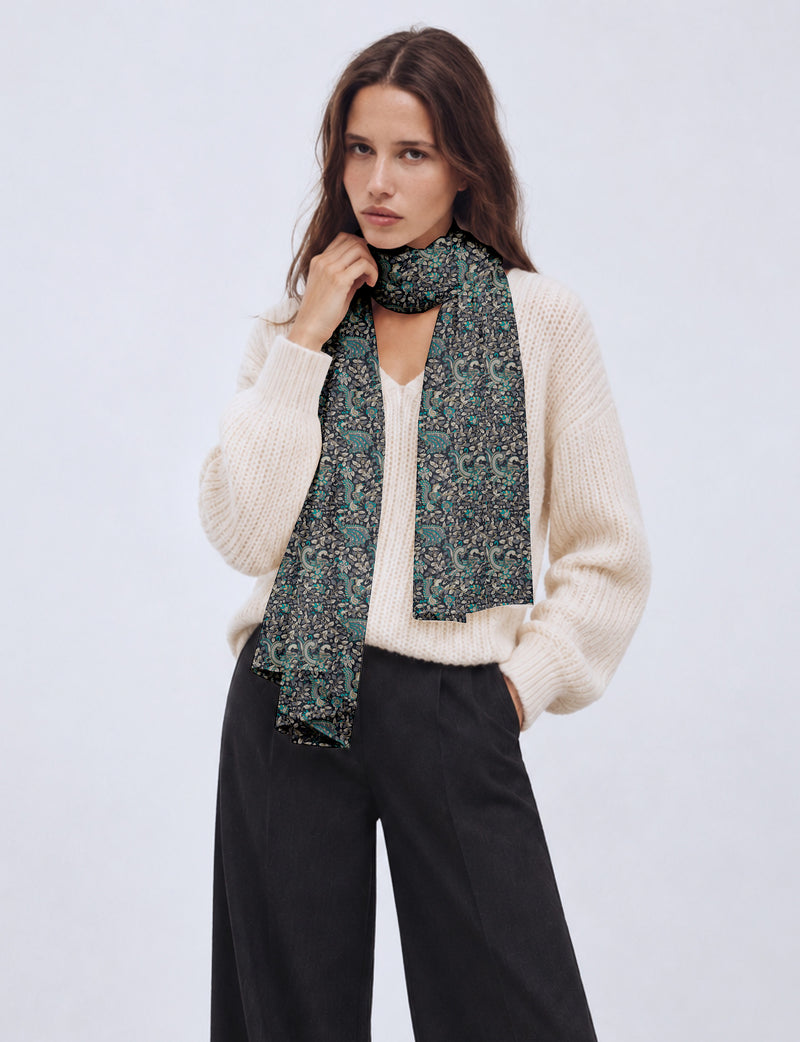 Wrap yourself in style with our printed rectangular stole, designed for neck, shoulders, or waist. Ethically crafted and embracing sustainability, this versatile accessory is a perfect addition to your wardrobe. Experience the beauty of eco-friendly fashion with our conscious clothing collection.