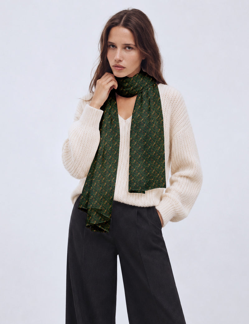 Wrap yourself in style with our printed rectangular stole, designed for neck, shoulders, or waist. Ethically crafted and embracing sustainability, this versatile accessory is a perfect addition to your wardrobe. Experience the beauty of eco-friendly fashion with our conscious clothing collection.