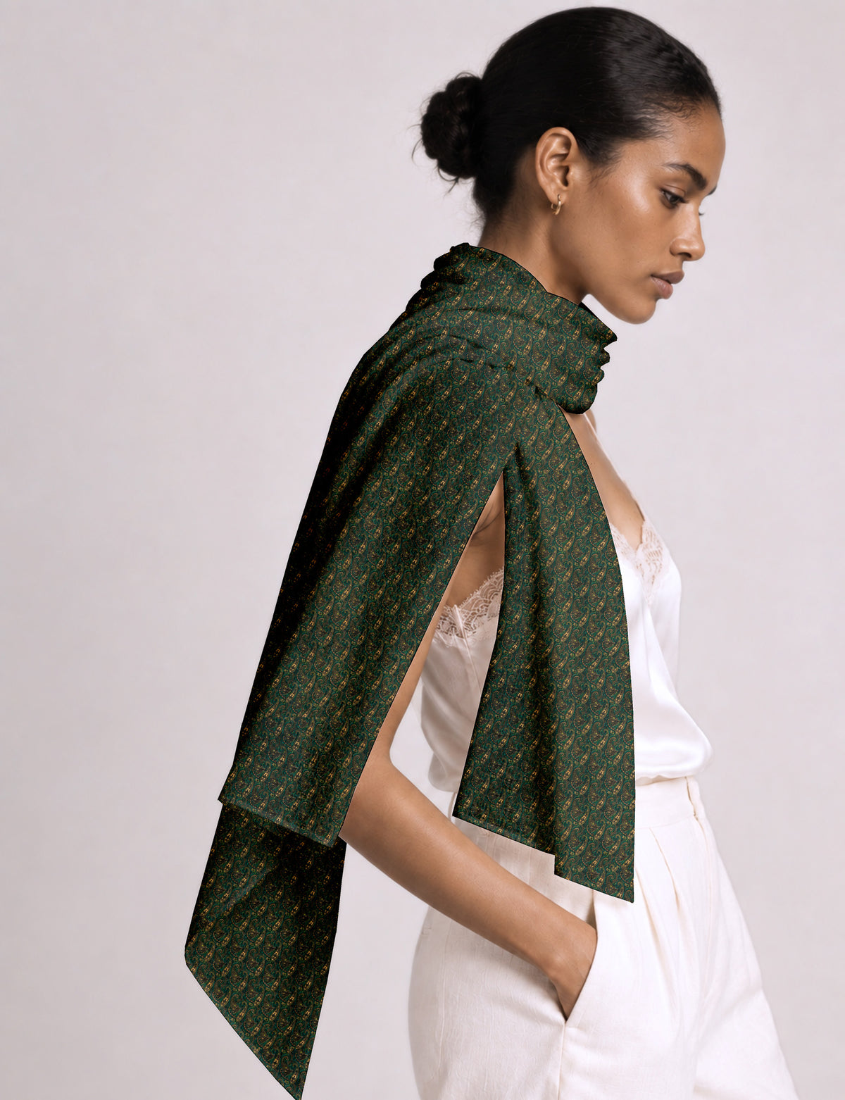Wrap yourself in style with our printed rectangular stole, designed for neck, shoulders, or waist. Ethically crafted and embracing sustainability, this versatile accessory is a perfect addition to your wardrobe. Experience the beauty of eco-friendly fashion with our conscious clothing collection.