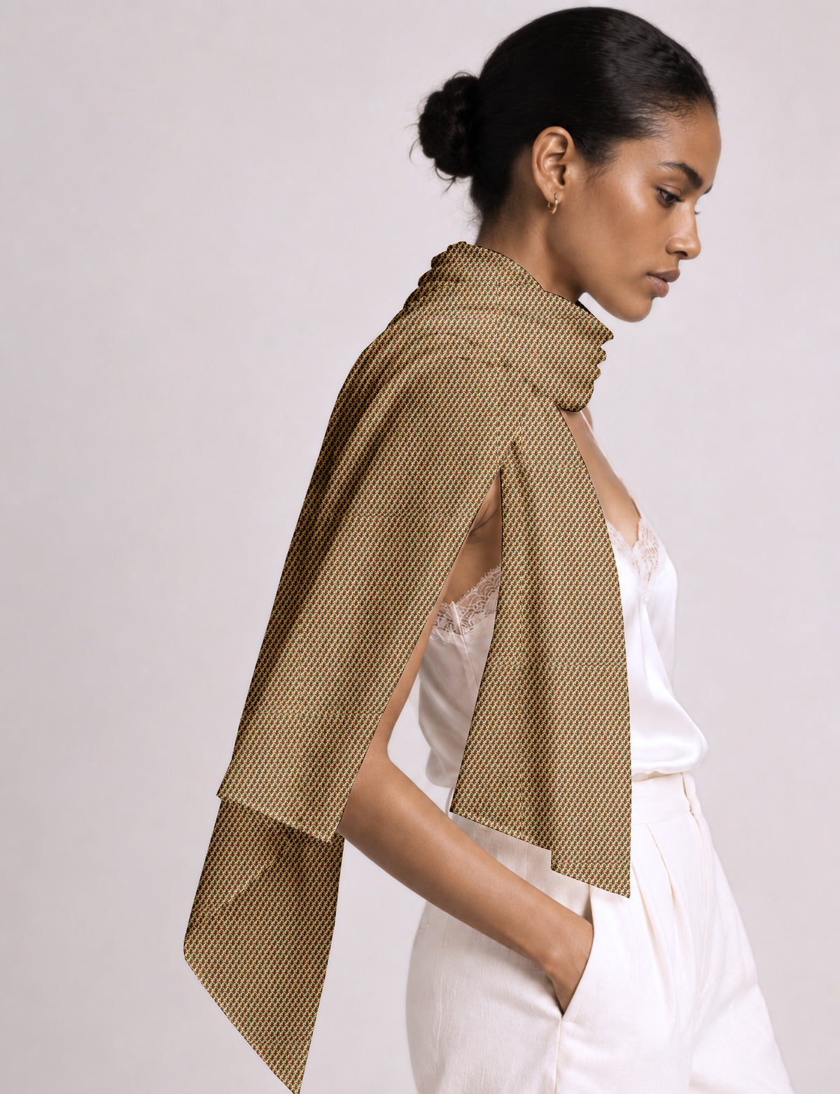 Wrap yourself in style with our printed rectangular stole, designed for neck, shoulders, or waist. Ethically crafted and embracing sustainability, this versatile accessory is a perfect addition to your wardrobe. Experience the beauty of eco-friendly fashion with our conscious clothing collection.
