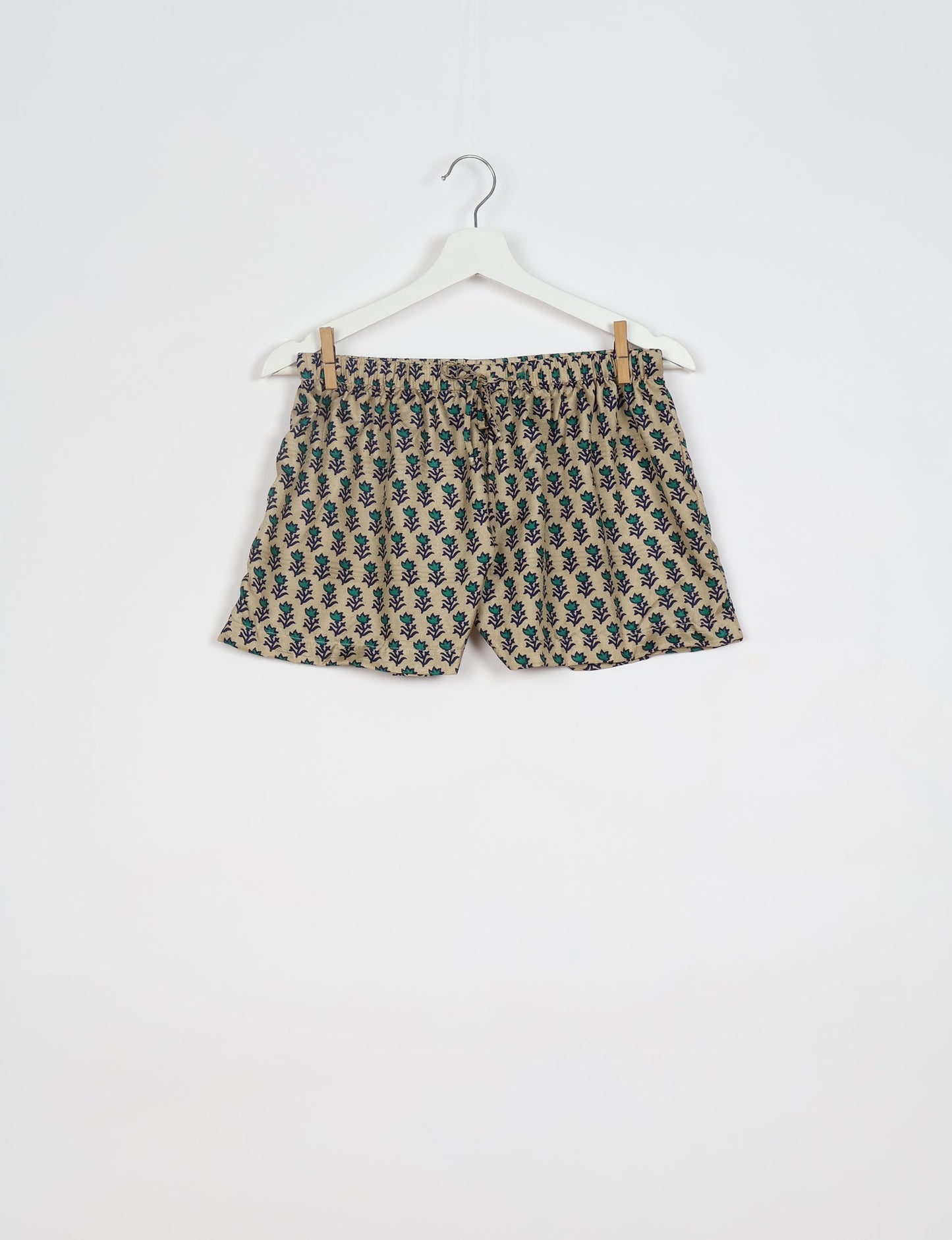 Elevate your wardrobe with our eco-friendly shorts. The all-around elastic waist and drawstring tie provide comfort and style. Crafted with ethical and sustainable practices, these shorts redefine green fashion, making them a perfect addition to your conscious clothing collection.