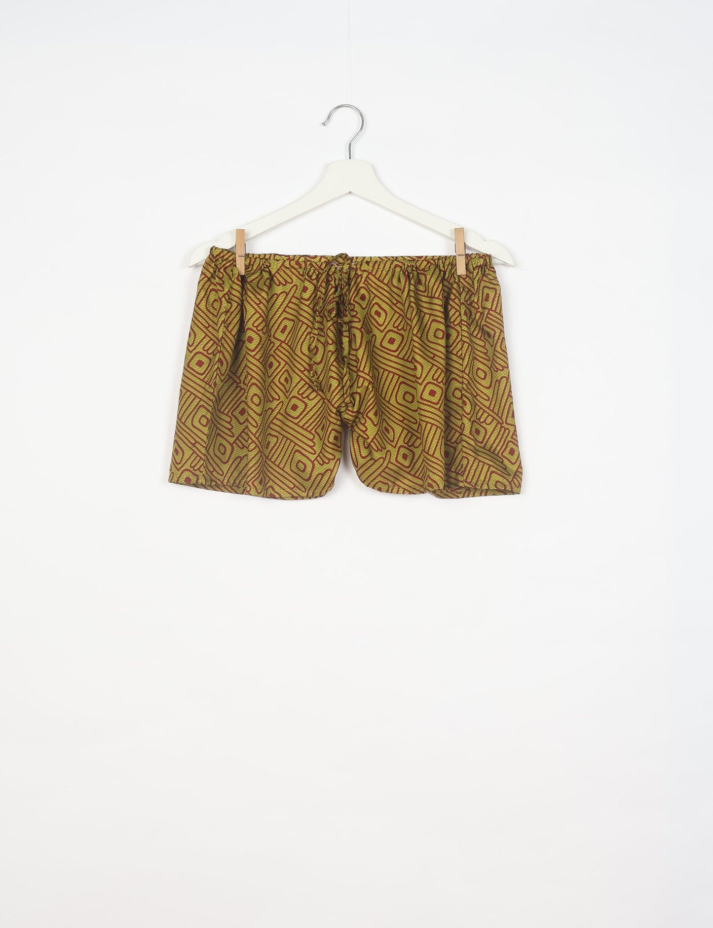 Elevate your wardrobe with our eco-friendly shorts. The all-around elastic waist and drawstring tie provide comfort and style. Crafted with ethical and sustainable practices, these shorts redefine green fashion, making them a perfect addition to your conscious clothing collection.