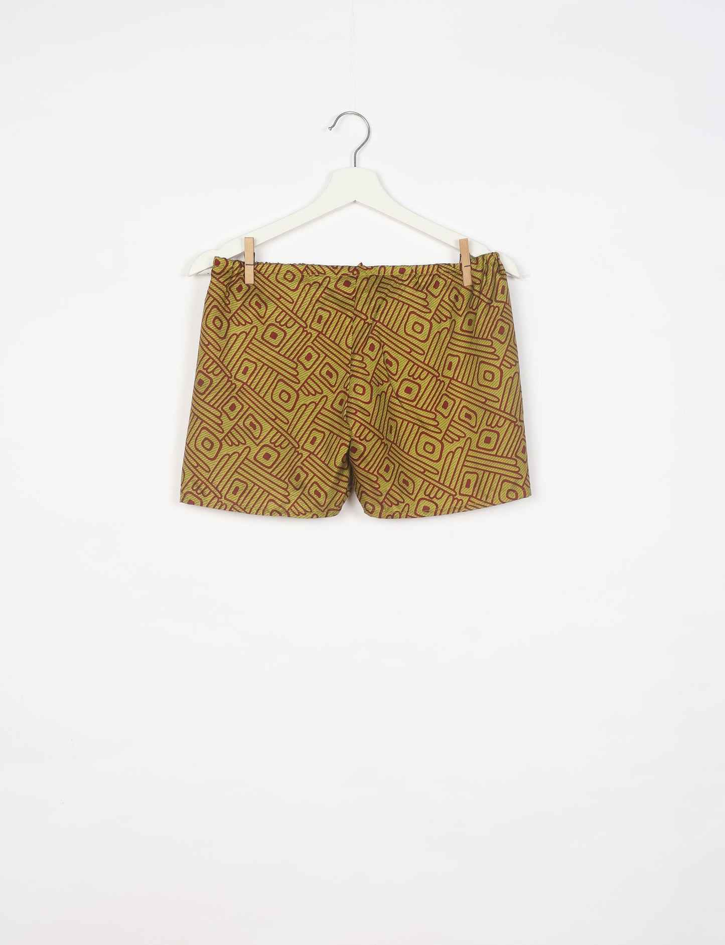 Elevate your wardrobe with our eco-friendly shorts. The all-around elastic waist and drawstring tie provide comfort and style. Crafted with ethical and sustainable practices, these shorts redefine green fashion, making them a perfect addition to your conscious clothing collection.