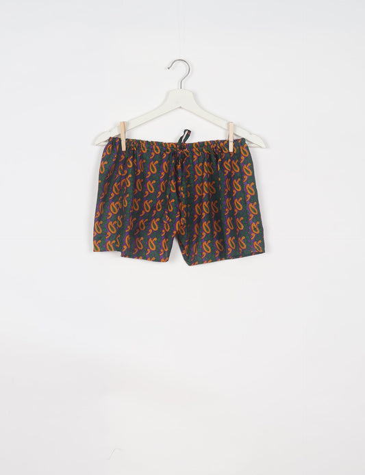 Elevate your wardrobe with our eco-friendly shorts. The all-around elastic waist and drawstring tie provide comfort and style. Crafted with ethical and sustainable practices, these shorts redefine green fashion, making them a perfect addition to your conscious clothing collection.