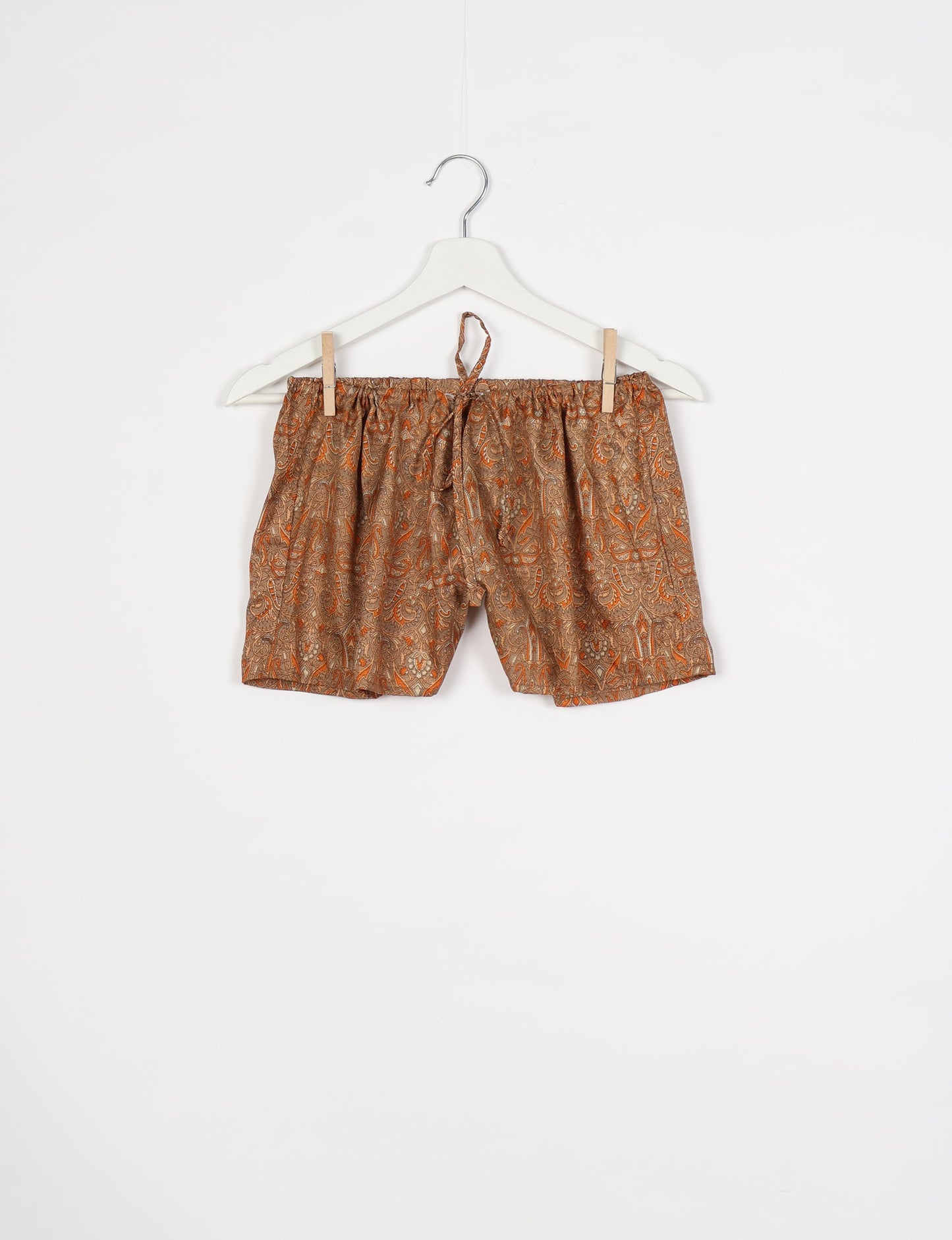 Elevate your wardrobe with our eco-friendly shorts. The all-around elastic waist and drawstring tie provide comfort and style. Crafted with ethical and sustainable practices, these shorts redefine green fashion, making them a perfect addition to your conscious clothing collection.