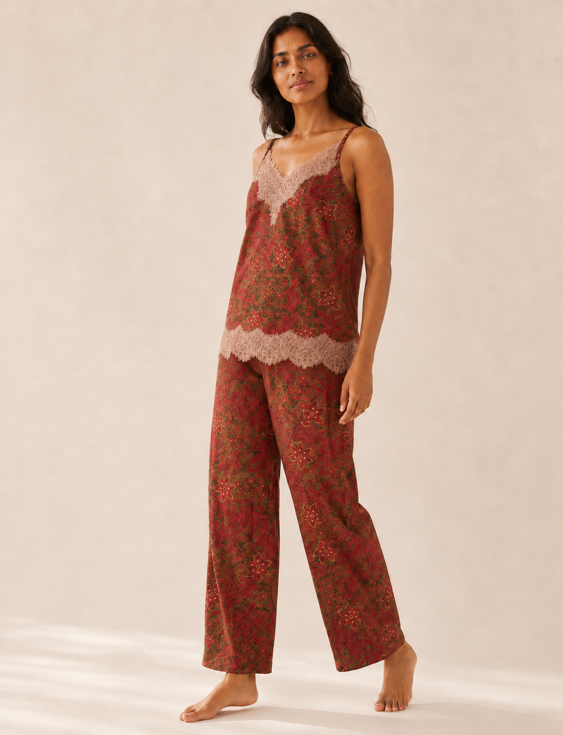 Discover the epitome of ethical sleepwear with our PJ Set Long – a blend of comfort, sustainability, and chic design. Crafted by skilled Mumbai artisans from upcycled saris, these pajamas redefine eco-friendly fashion, offering a conscious choice for your wardrobe.