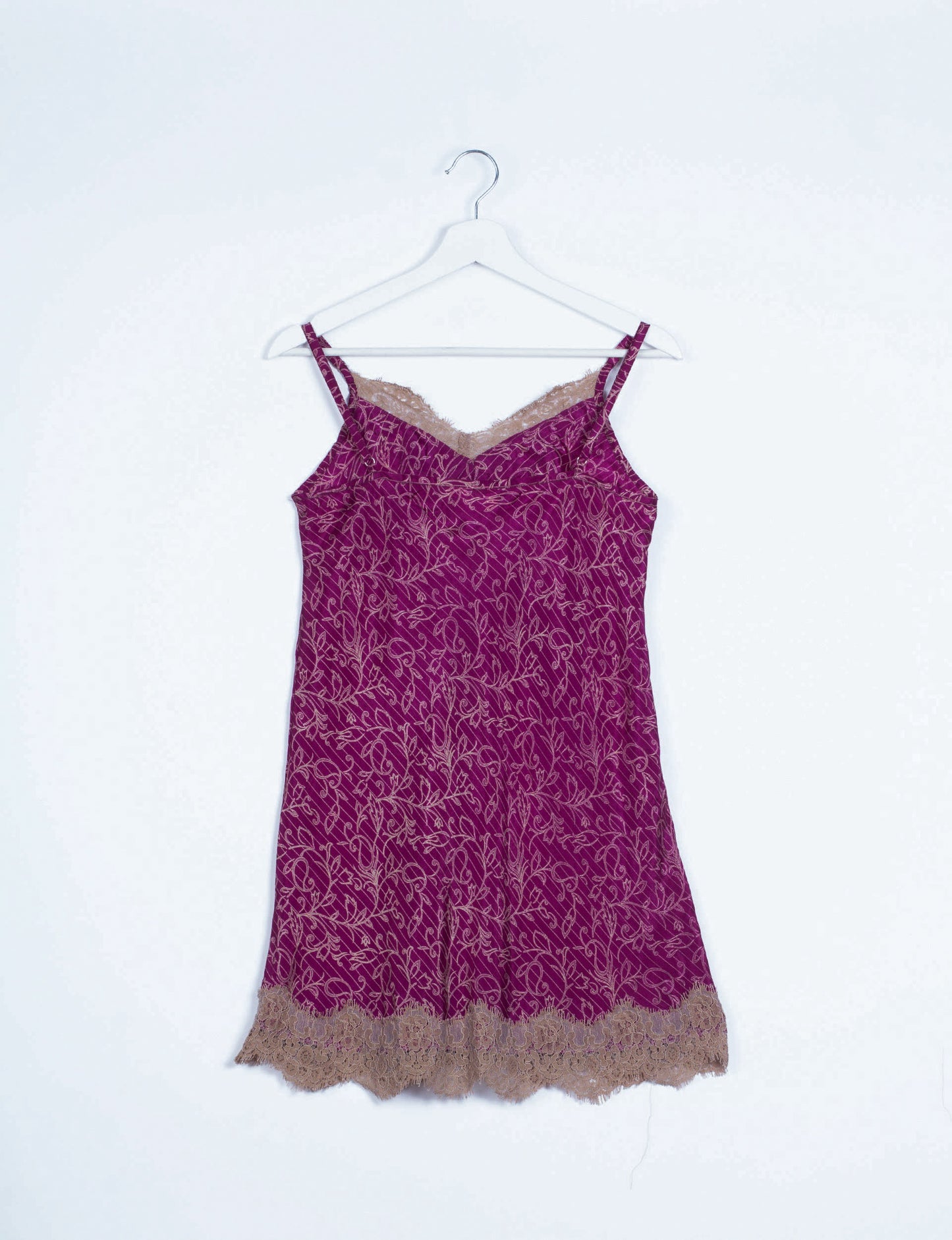 Night Dress - Pink Abstract