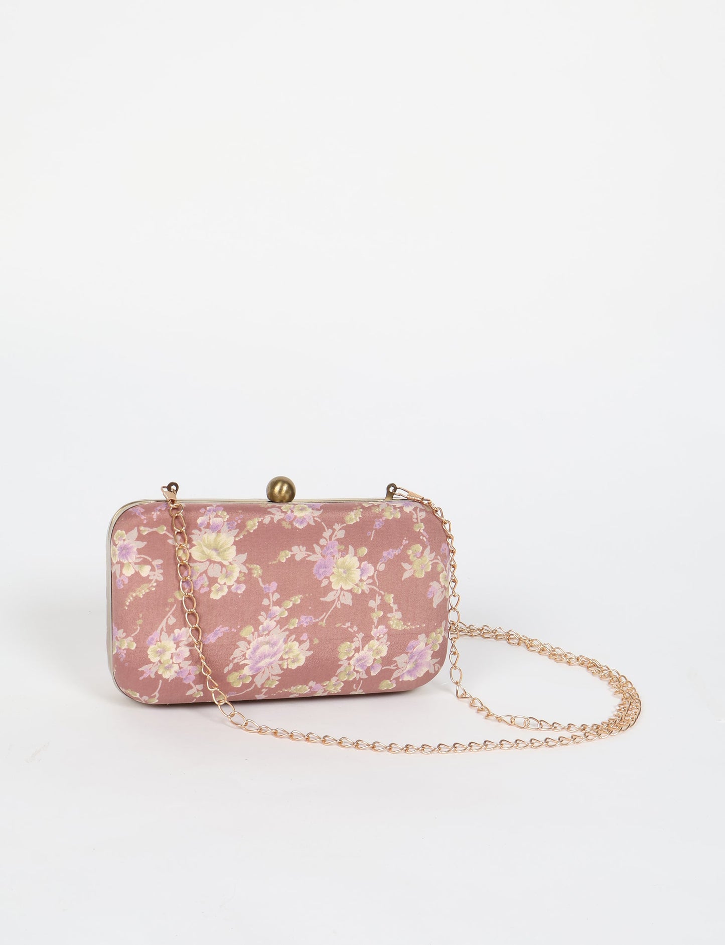 Stylish CLUTCH HANDBAG, a perfect companion for your evening look. Firm rectangular frame, optional metallic sling, and stunning prints add color to your outfit. Eco-friendly and ethically crafted for sustainable fashion.