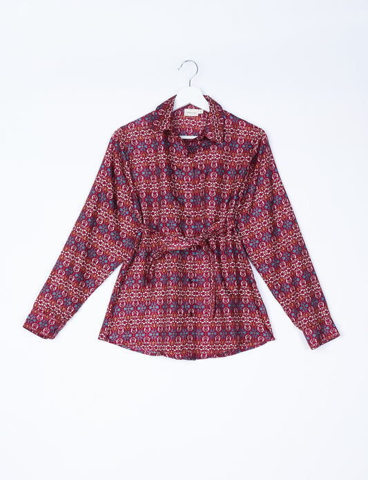 Shirt - Brown Indian Ethnic