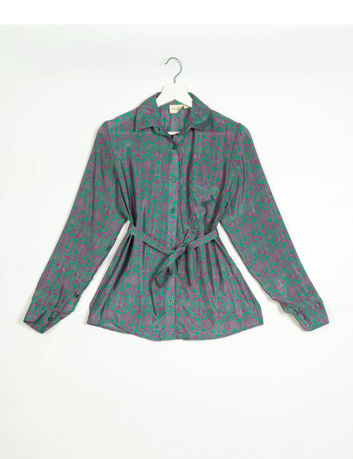 Shirt - Grey Indian Ethnic