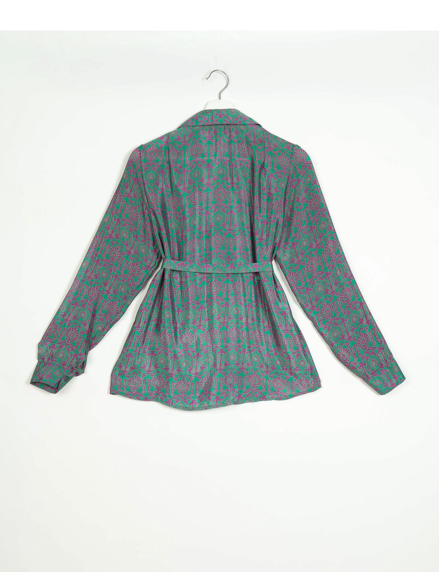 Shirt - Grey Indian Ethnic