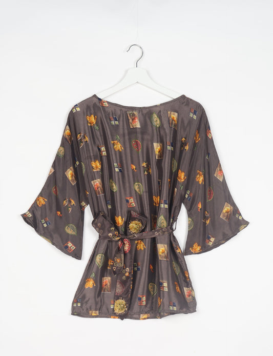 Upcycled women’s Belt Top made from pre-loved saris, showcasing eco friendly cloth, carbon neutral clothing, circular fashion design, environmentally friendly clothing, and second hand clothing elegance.