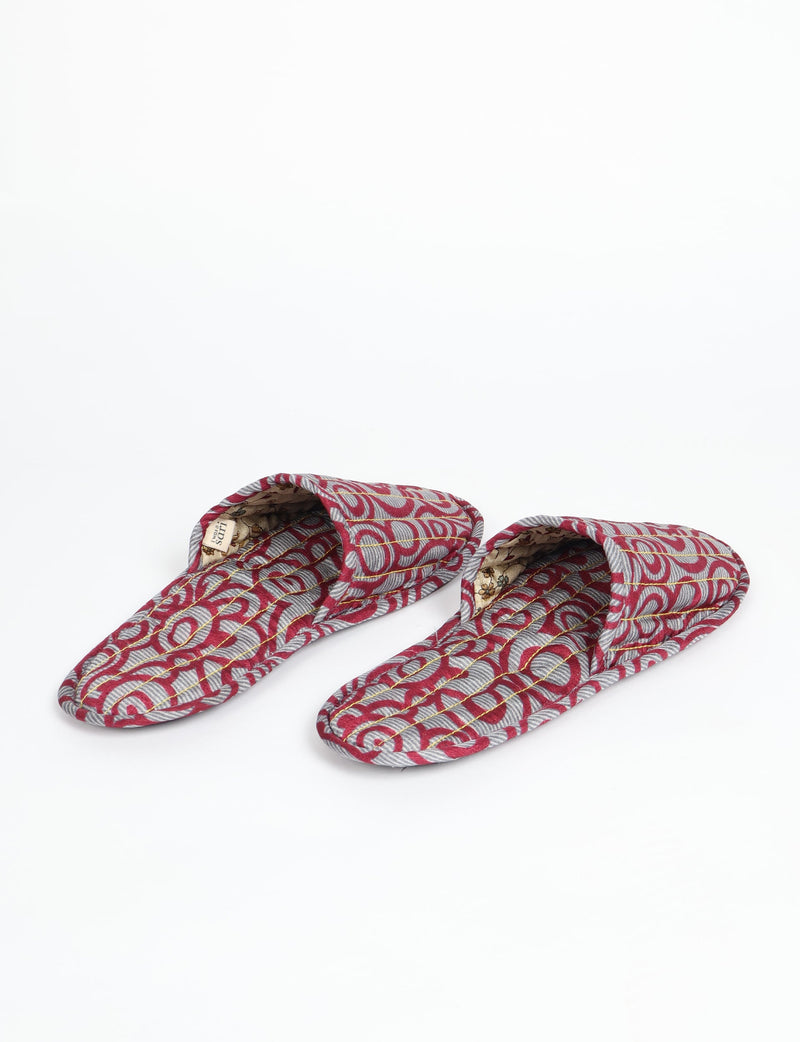 Elevate your downtime with our Quilted Slippers. Ethical, sustainable, and crafted by female artisans in Mumbai, these slippers offer cushioned comfort with a touch of chic style. Warm on the inside, fashionable on the outside, step into sustainable luxury.