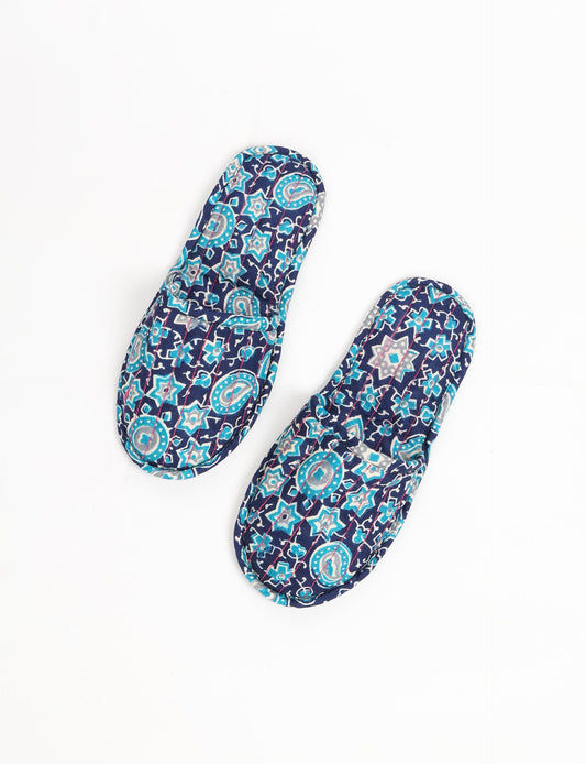 Elevate your downtime with our Quilted Slippers. Ethical, sustainable, and crafted by female artisans in Mumbai, these slippers offer cushioned comfort with a touch of chic style. Warm on the inside, fashionable on the outside, step into sustainable luxury.