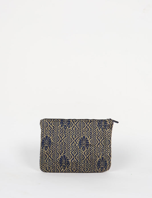 Elevate your accessory game with our QUILTED MAXI POUCH. Spacious enough for your i-pad mini, chargers, and more. Stay organized sustainably at home or on the move. Ethical fashion at its best!