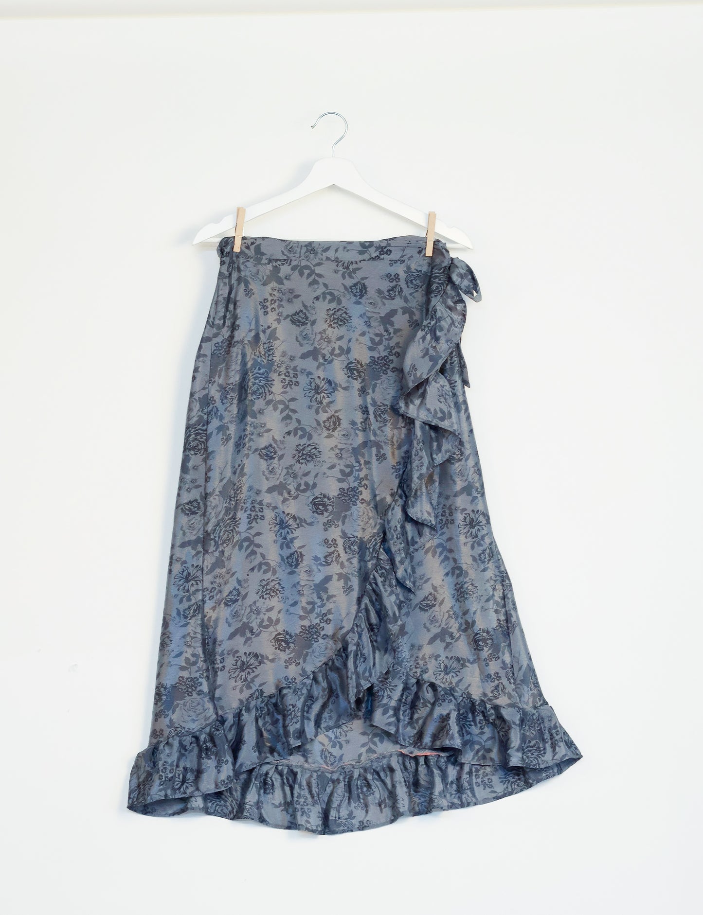 Frill Skirt Set - Grey Tropical