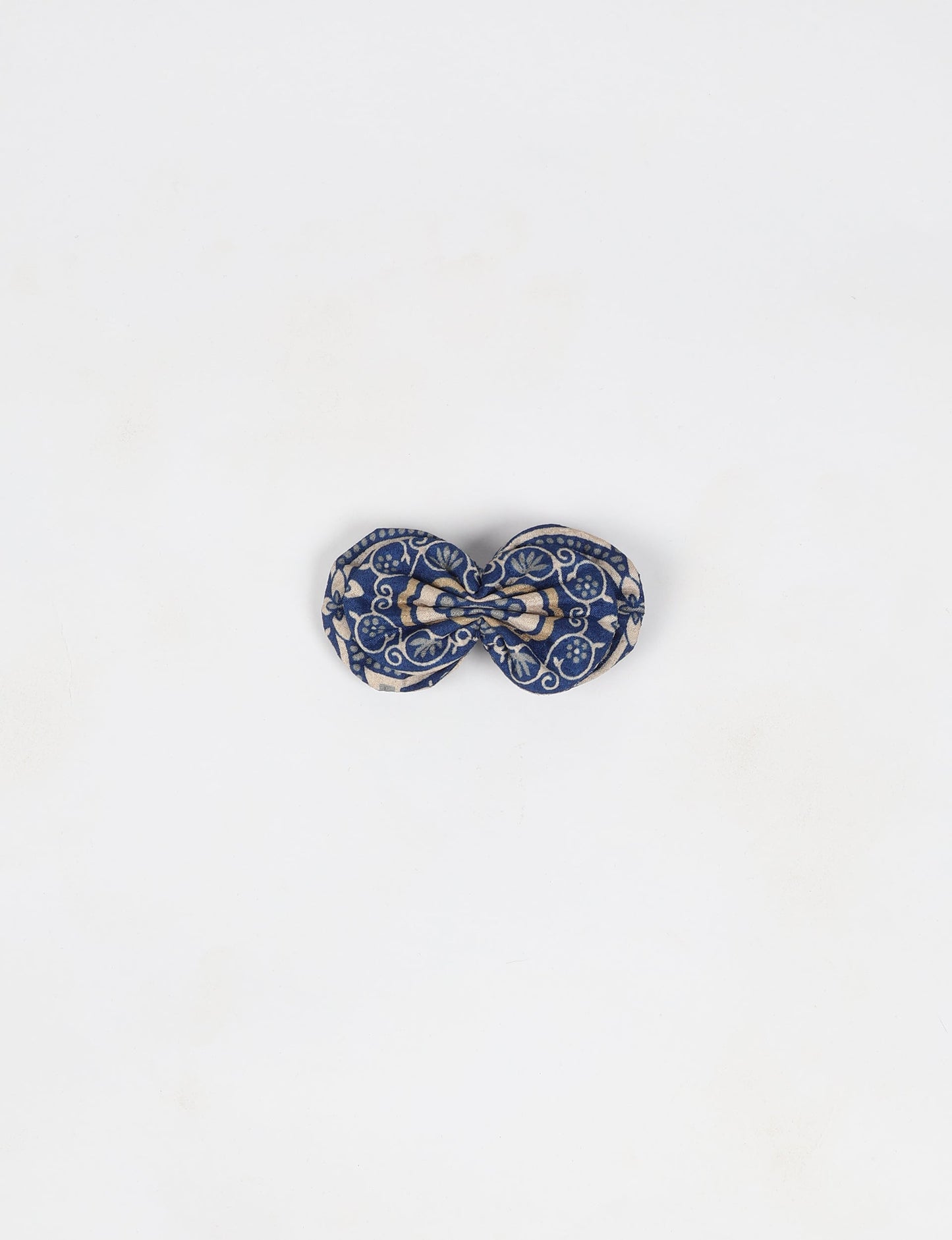 Stylish upcycled women's hairclip made from eco friendly products, reflecting the essence of upcycling fashion, ethical clothing, and sustainable apparel—ideal for those embracing slow fashion and earth friendly clothing.