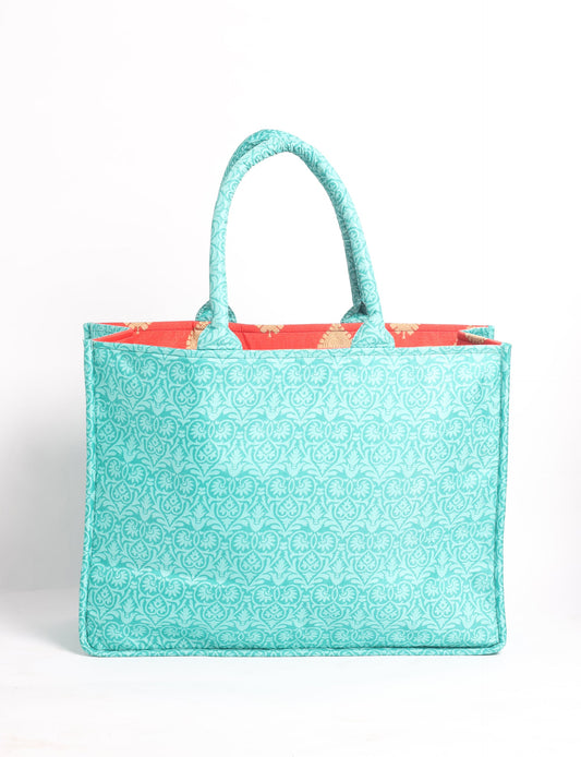 Elevate your eco-friendly style with our Work Tote Bag, a semi-structured, sustainable masterpiece. Soft padded handles, contrast lining, and an inside zipper pocket make it both stylish and functional. Perfect for carrying your laptop and more, this tote stands tall as a symbol of conscious fashion.