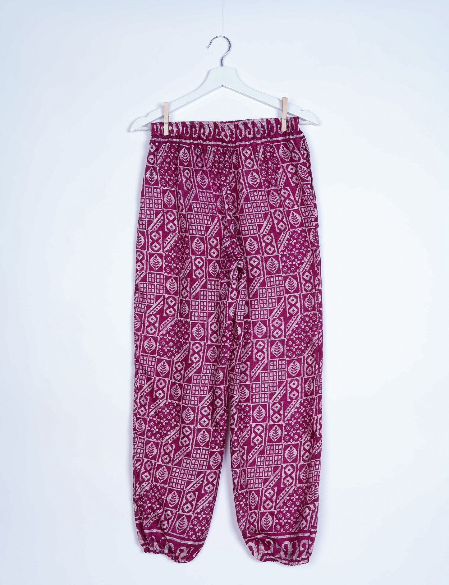 Jogger Pants - Pink Indian Ethnic