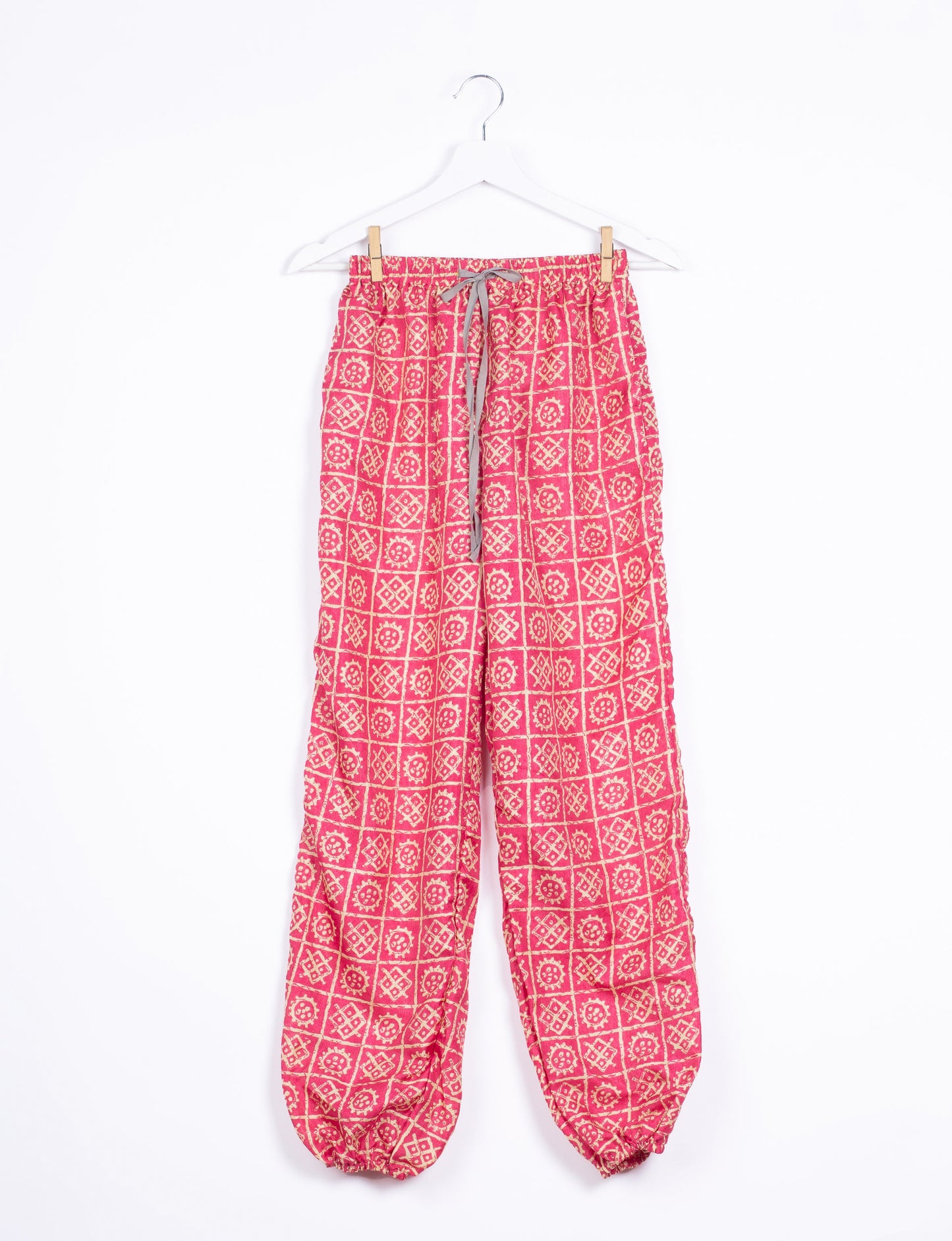 Jogger Pants - Pink Indian Ethnic