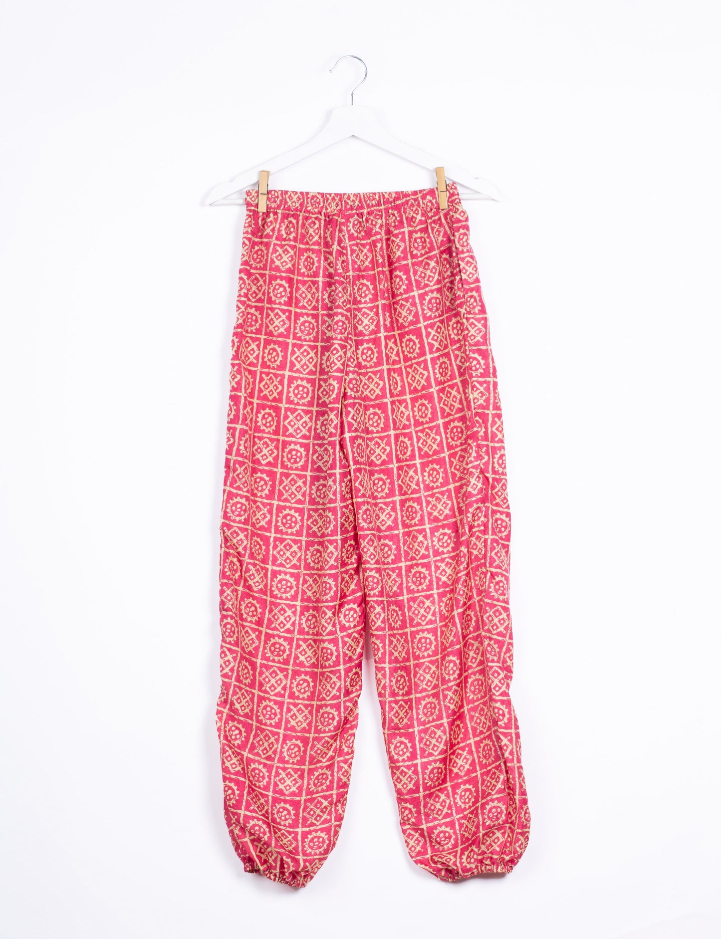 Jogger Pants - Pink Indian Ethnic