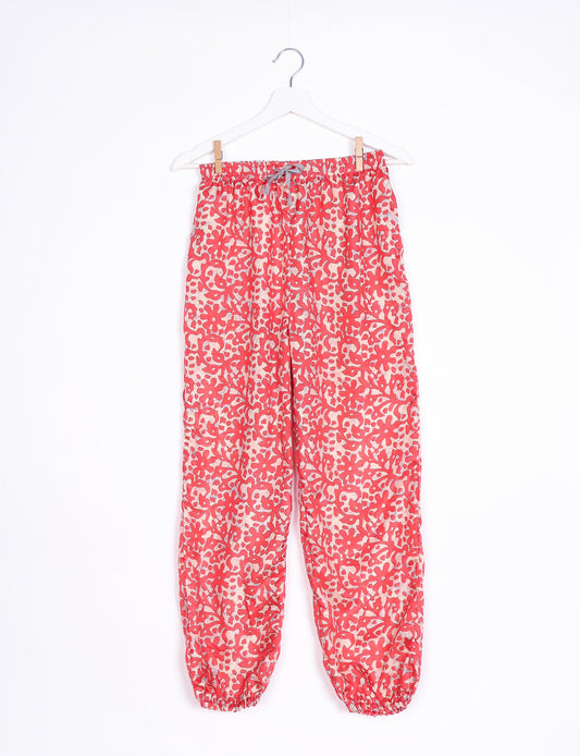 Jogger Pants - Beige Tropical