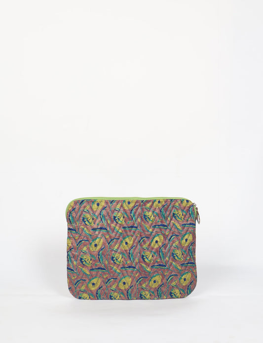 Eco-friendly meets tech-savvy in our QUILTED LAPTOP SLEEVE 13-14 inches. Stylishly quilted for durability, this sleeve offers protection and ethical fashion for your 13"-14" laptop. Secure your device with the zippered closure and carry it sustainably wherever you go.