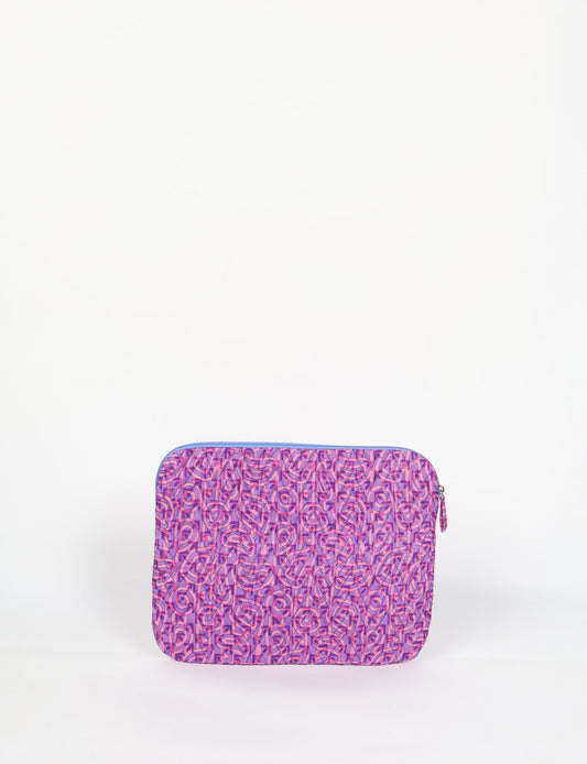 Eco-friendly meets tech-savvy in our QUILTED LAPTOP SLEEVE 13-14 inches. Stylishly quilted for durability, this sleeve offers protection and ethical fashion for your 13"-14" laptop. Secure your device with the zippered closure and carry it sustainably wherever you go.