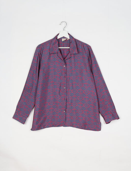 Resort Shirt - Purple Tropical