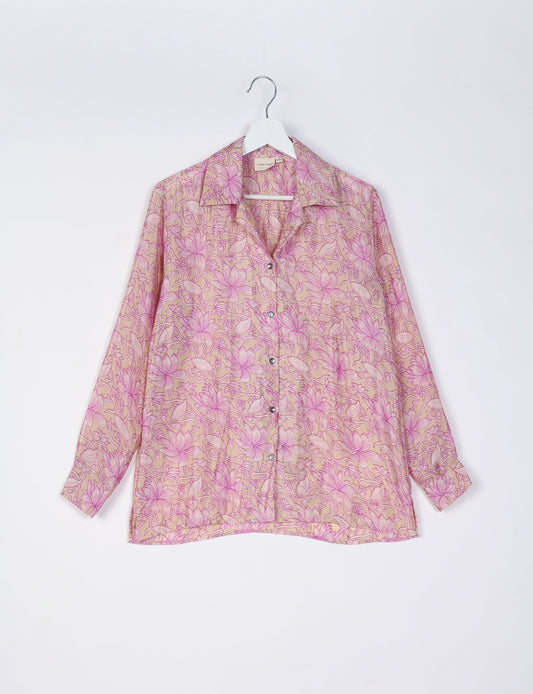 Resort Shirt - Pink Floral