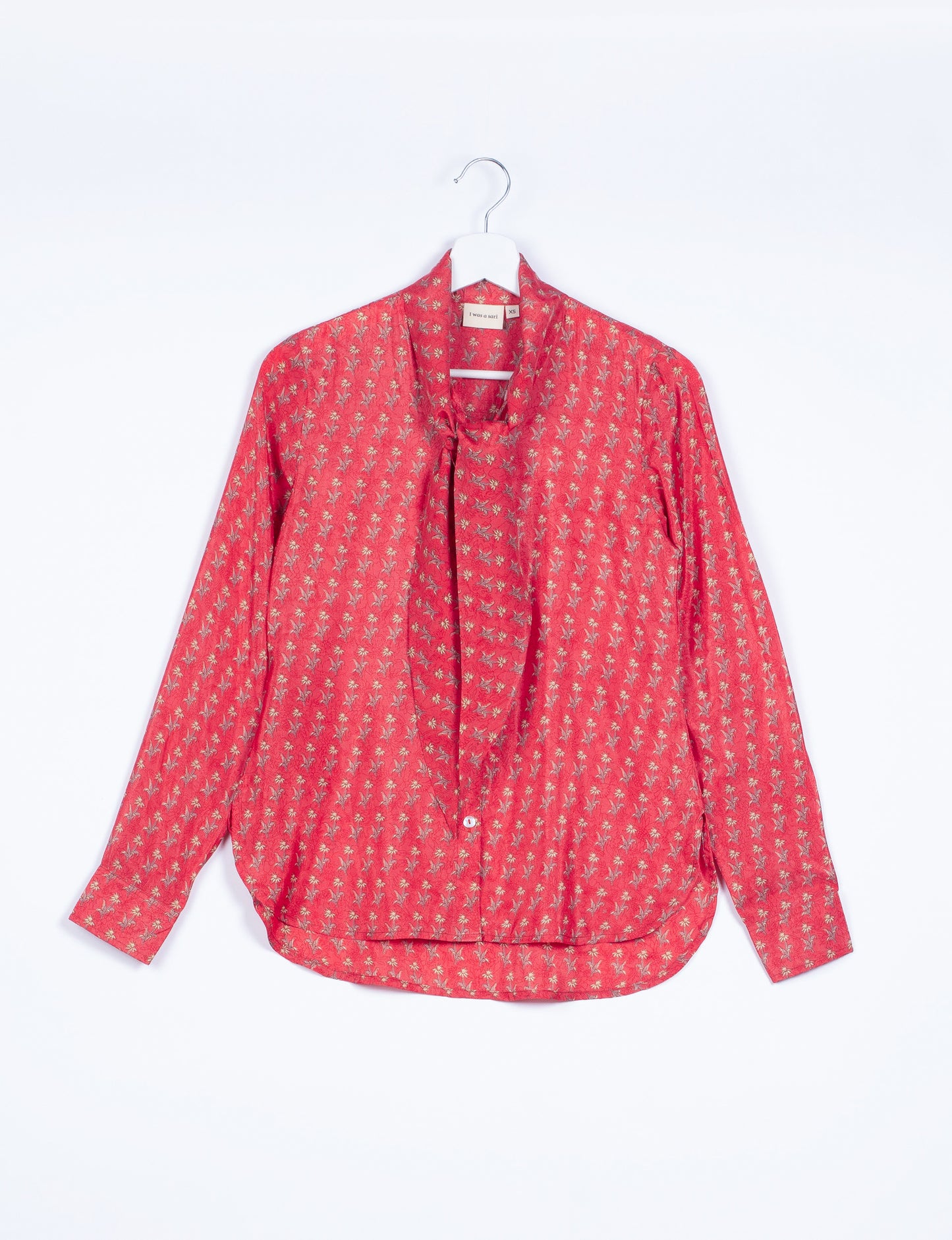 Camicia con papillon - Micro design arancione