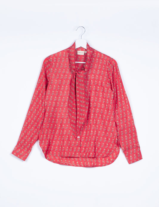 Bowtie Shirt - Orange Micro Design