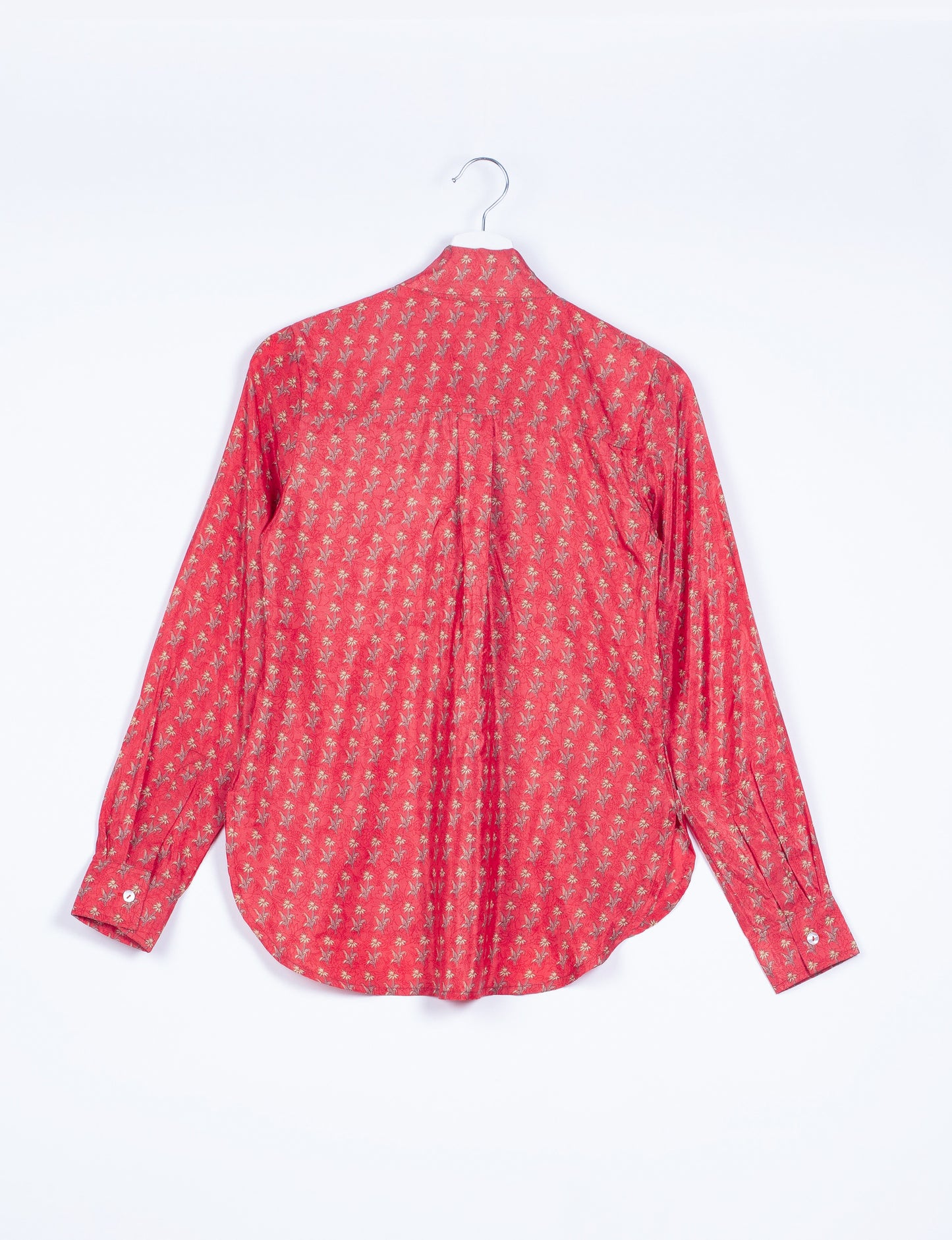 Camicia con papillon - Micro design arancione