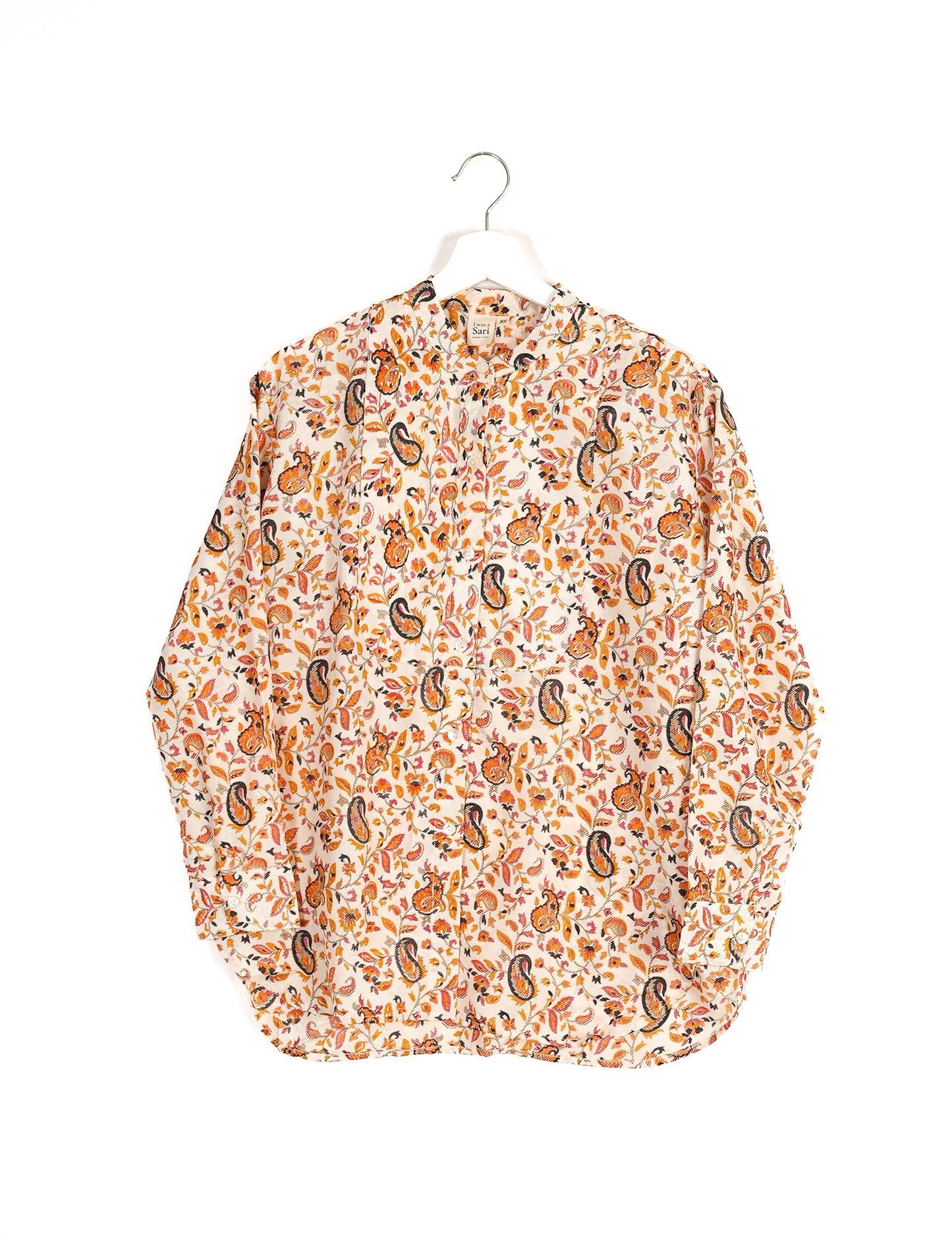 Longline Shirt - White Eclectic