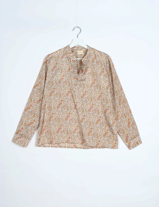 Day Blouse - White Tropical