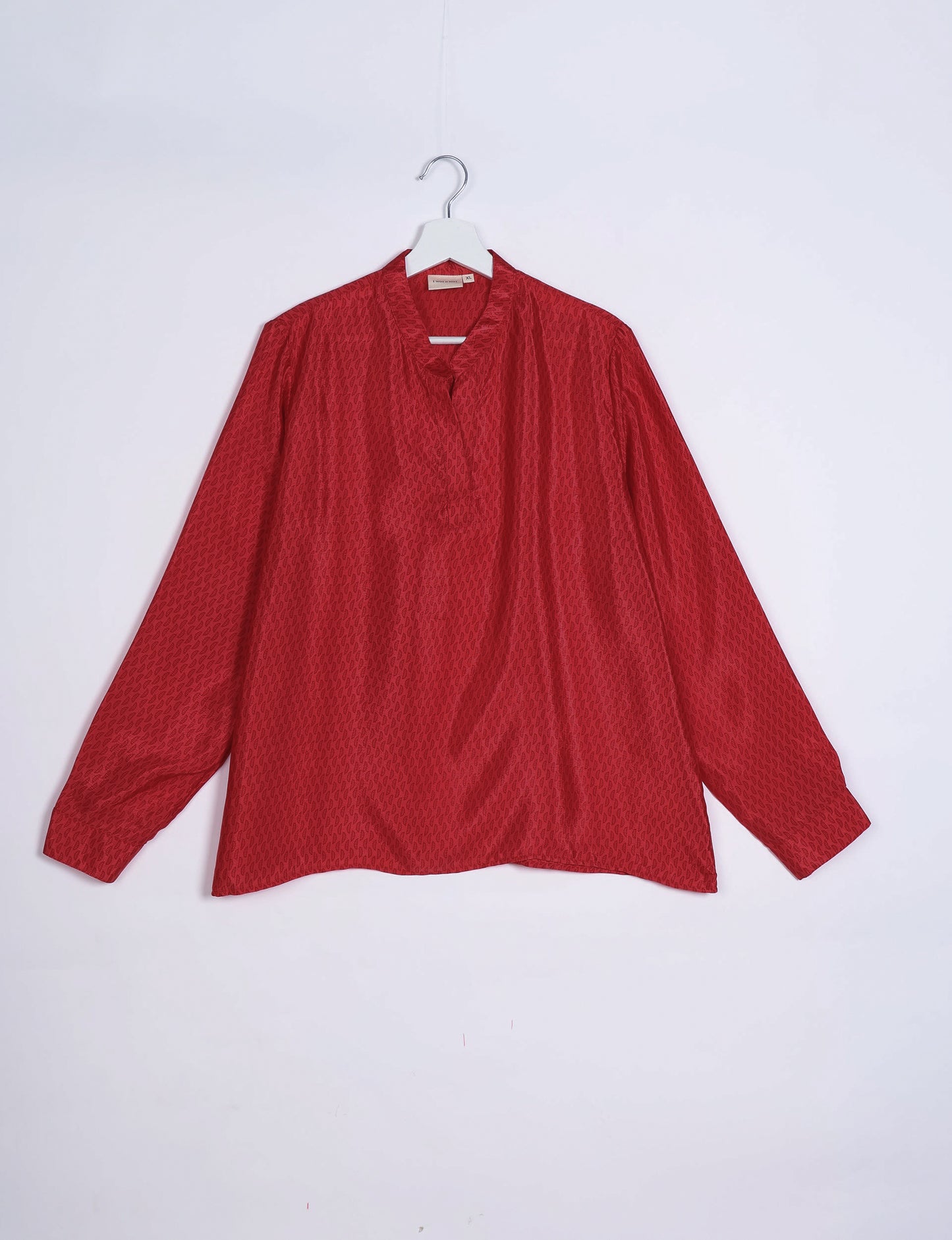 Day Blouse - Red Micro Design