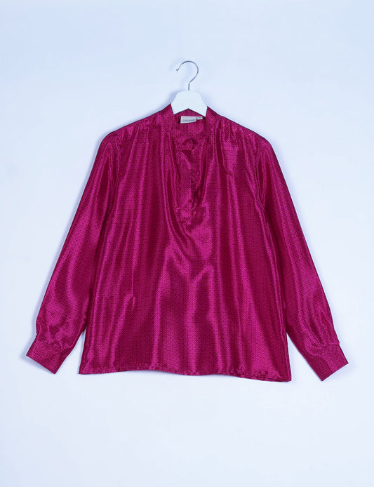 Day Blouse - Pink Micro Design
