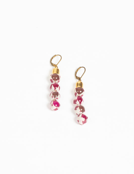 BEADED DANGLER EARRINGS