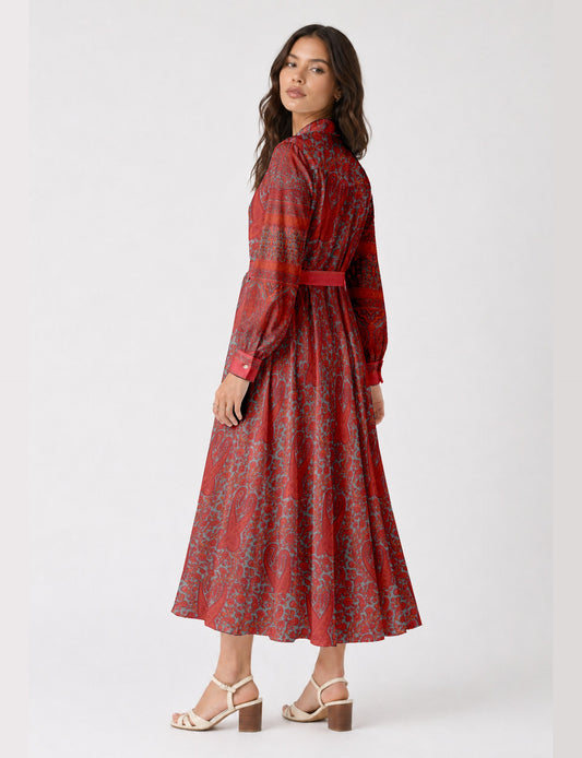 Stylish long shirt dress for everyday wear and travel